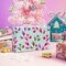 Christmas Wrapping Paper Roll - Mini Roll - 3 Rolls - 17 Inch x 120 Inch Per Roll - Pink & Blue Gingerbread Wrapping Paper Holiday Collection for Xmas Holiday, Party Celebration